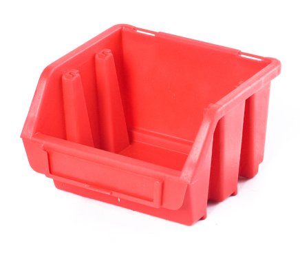 Plastový zásobník Ergobox 1 - barva červená - 1