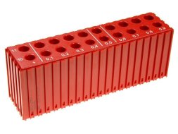 Plastový box pro ukládání vrtáků D10-D11,9