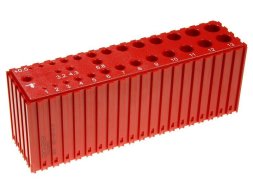 Plastový box pro ukládání vrtáků D1-D13,5