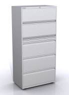 Skříň se sklopnými dveřmi a zásuvkami SYC08/50/2/3