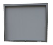 Jednokřídlá jednostranná vitrína H40 se vzpěrami - 15 x A4