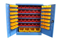 Dílenské skříně Kovos s plastovými boxy SPZ_12 (4 modely)