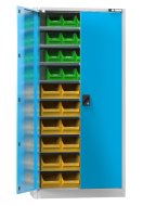 Skříň s plastovými boxy UK1-B21