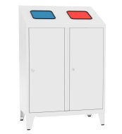 Odpadkový dvoukoš na tříděný odpad MPO 02k