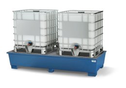 Záchytná vana na nožičkách classic-line pro 2 IBC nádrže