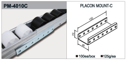 Úchyt válečkové tratě typ PM-4010C - 1