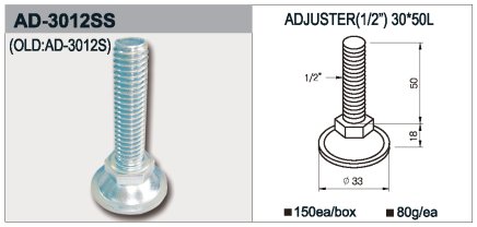 Rektifikační šroub typ AD-3012ISM - 1