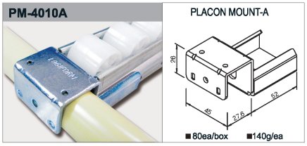 Úchyt válečkové tratě typ PM-4010A - 1