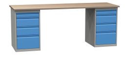 Dílenský stůl s podstavným kontejnerem SD42134 2100 mm