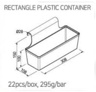 Závěsný box plastový , RPC-300A