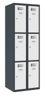 Šatní skříň dělená Sus 323 W šířka 600 mm