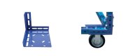 Rohový držák pro kolečka WJ-SQ4040-002 - 1