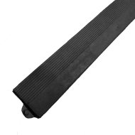 Černá gumová náběhová hrana "samice" pro rohož Diamond Plate Tile