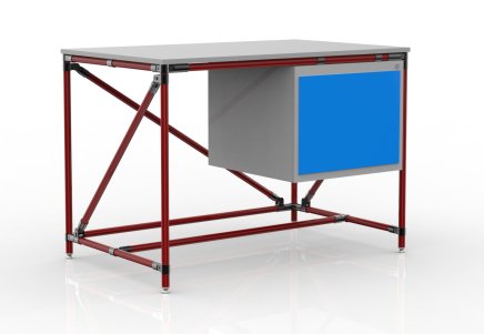 Dílenský stůl s kontejnerem 24040534 (3 modely) - 2