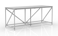 Dílenský stůl z trubkového systému šíře 2000 mm, 240405312 - 1