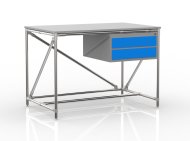 Dílenský stůl s kontejnerem se dvěma zásuvkami 24040531 (3 modely) - 4