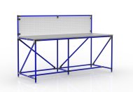 Dílenský stůl s perfopanelem šíře 2000 mm, 24040836 - 3