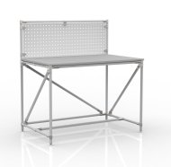 Dílenský stůl z trubkového systému s perfopanelem 240408312 (3 modely) - 1