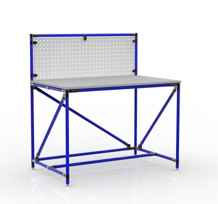 Dílenský stůl z trubkového systému s perfopanelem 240408312 (3 modely) - 3