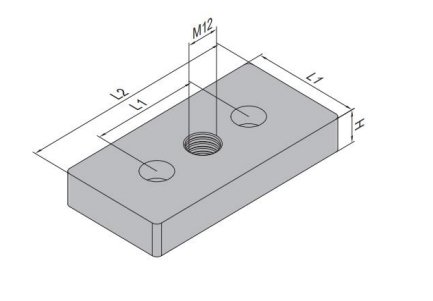 Příruba pro profily CP-40-ST - 2