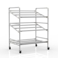 Regálový vozík na přepravky šíře 972 mm, 24040230 - 1