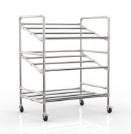 Regálový vozík na přepravky šíře 972 mm, 24040230 - 4