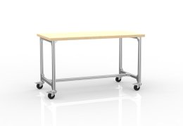 Pojízdný pracovní stůl z hliníkových profilů šířka 1500 mm