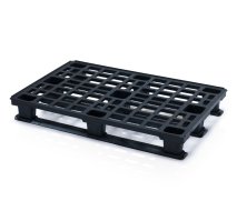 Plastová paleta ESD stohovatelná s ližinami v. 155 x š. 800 x h. 1200 mm