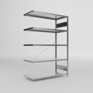 Přístavný regál 439038 Clip S3 pozink hloubky 600 mm