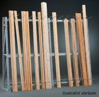 Regál na svislé skladování MINI-RACK základní (6 modelů)