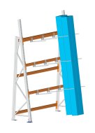 Regály na svislé skladování MULTIPAL 200 kg (4 modely)