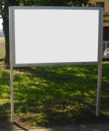 Jednokřídlá vitrína oboustranná DL120, hloubka 120 mm (7 modelů)