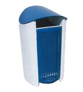 Betonový koš s kovovou stříškou 1040