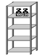 Základní regál FIX pozink (8 modelů)