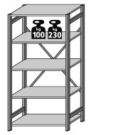 Základní regál CLIP pozink (9 modelů)