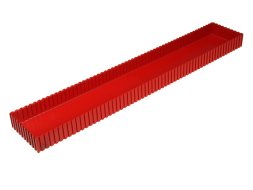 Plastová krabička typ 2139 (35 x 602 x 102 mm)