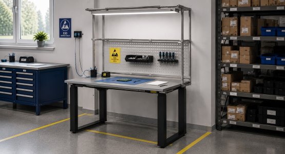 ESD antistatické konstrukce