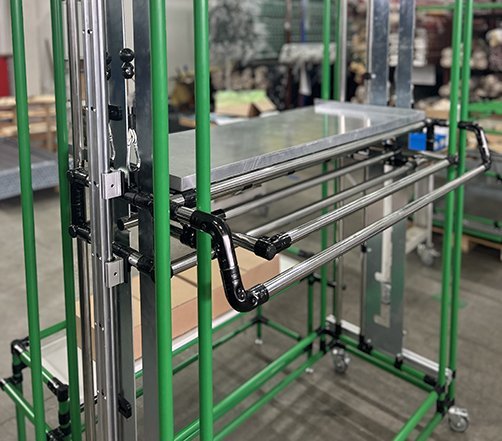 Výtah z trubkového systému