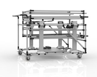 Vozík s elektrickým zdvidem