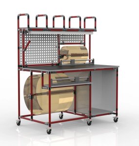 Kompletně vybavené balící pracoviště