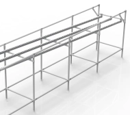 Spádový dopravník (různé varianty)