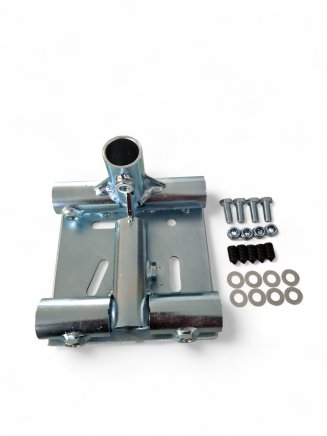 Rohový držák pro kolečka s plotnou MT-5139C_SV - 2