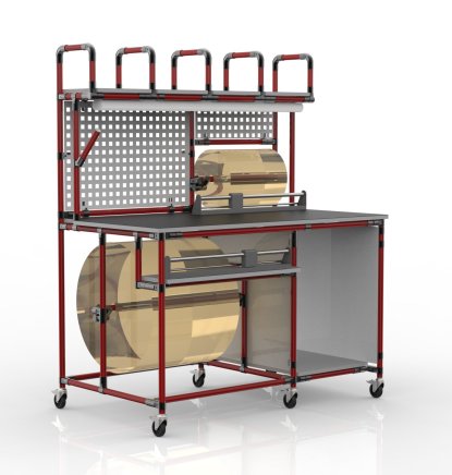 Univerzální balicí stůl 23020154, 2x řezačka - 2