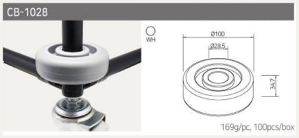 Ochranný nárazník kulatý CB-1028
