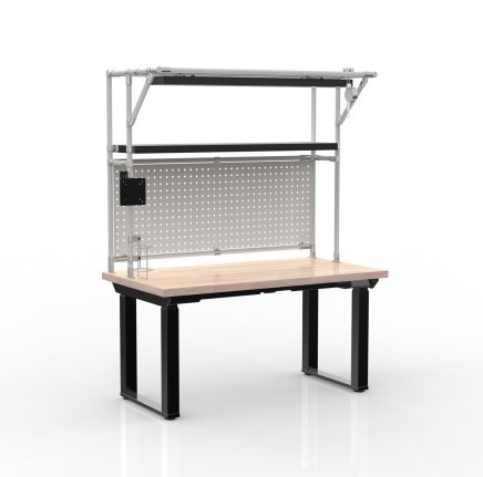 Elektricky výškově stavitelný pracovní stůl s nástavbou 24111933