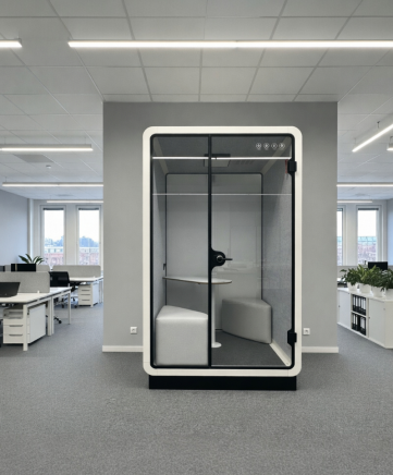 Akustický box P2F pro 2 osoby s nábytkovým setem A - 2