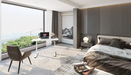 Výškově nastavitelný kancelářský stůl FQ2_WW - 4