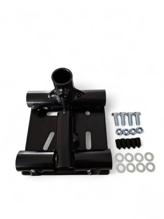 Rohový držák pro kolečka s plotnou MT-5139C_BK - 2